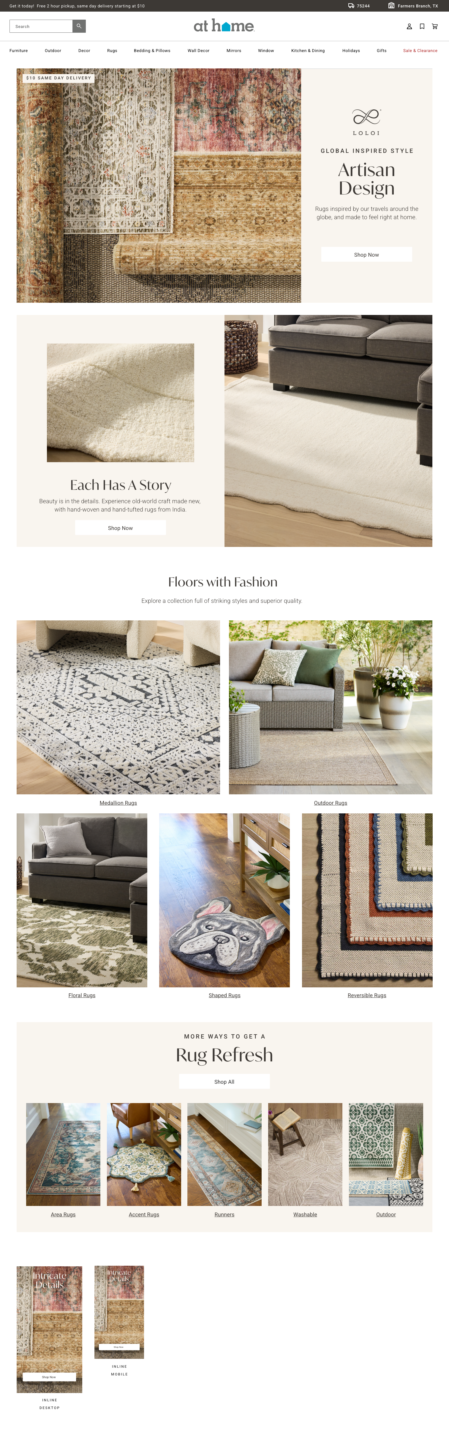 At Home — Website Design, image 3